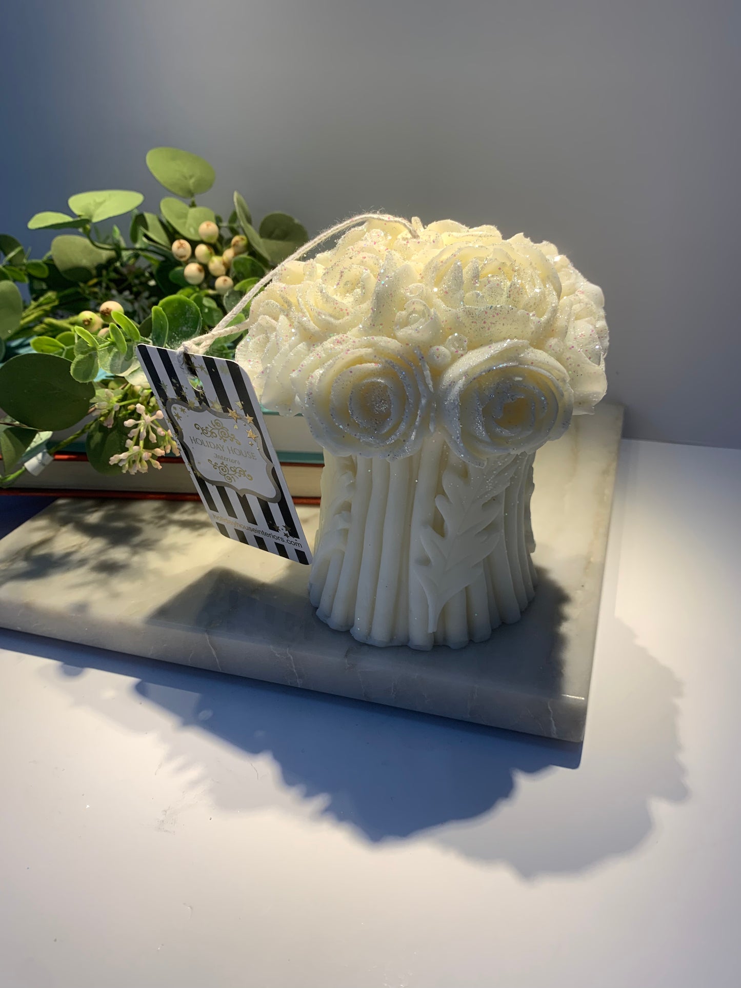 Floral Bouquet Candle Gift Boxed