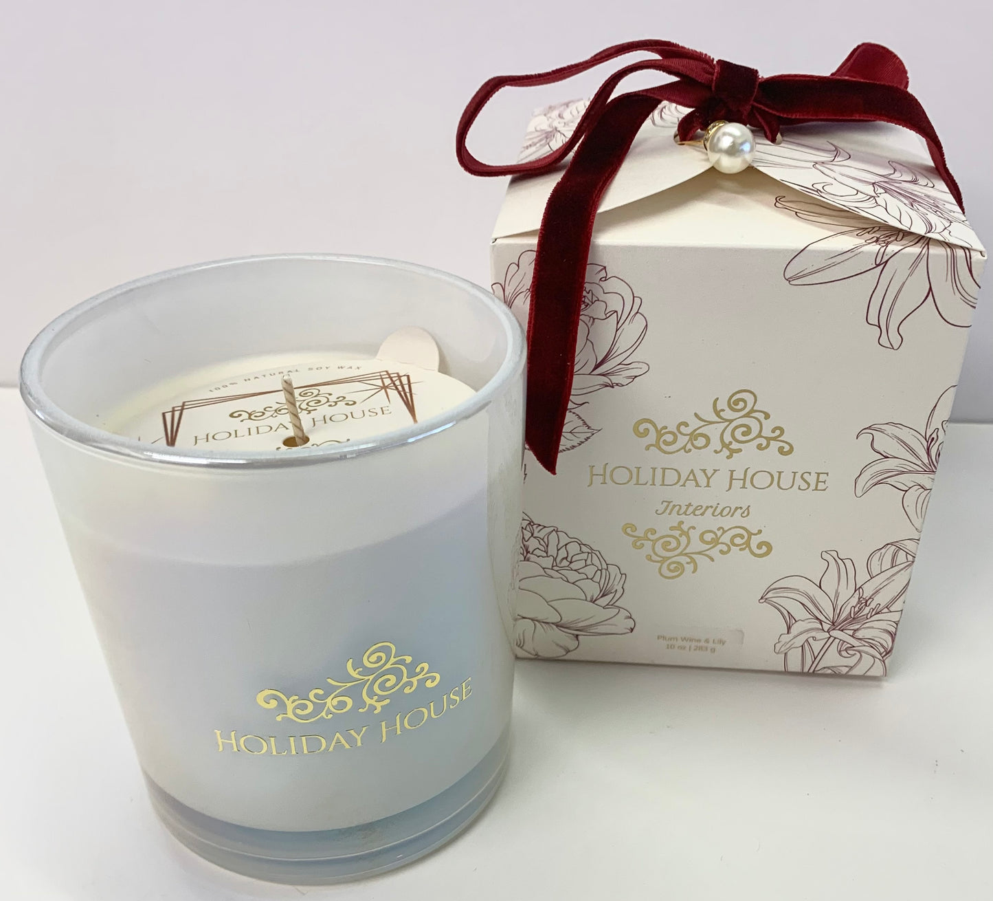 Floral Gift Boxed Candle Set