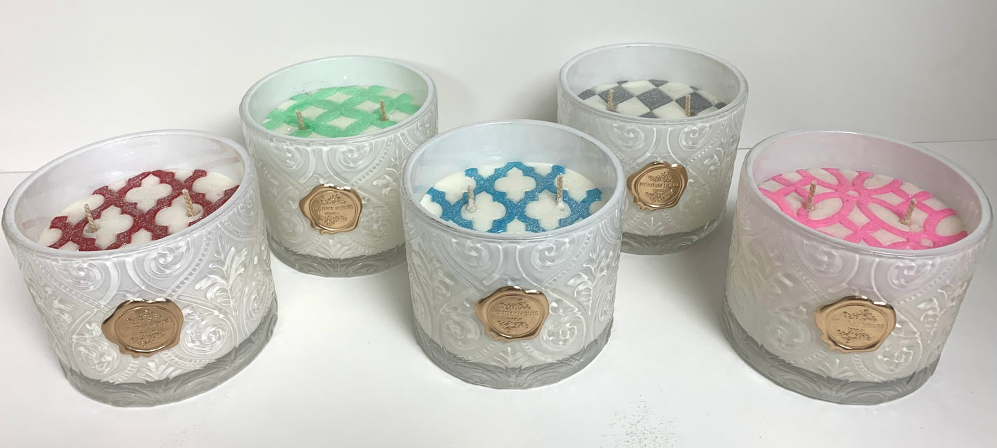 Glimmering Embossed Eucalyptus and Linen