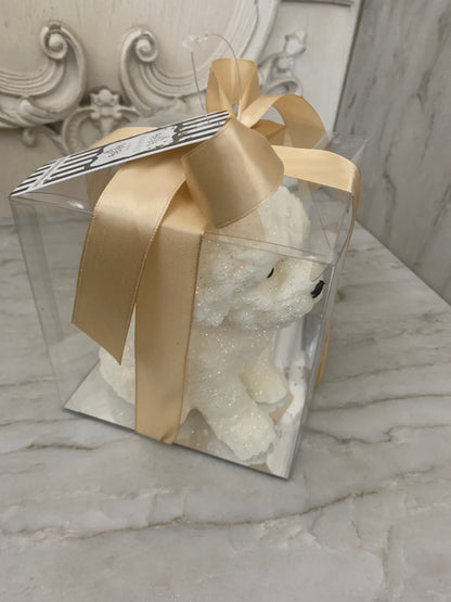 Little White Puppy Gift Boxed Candle