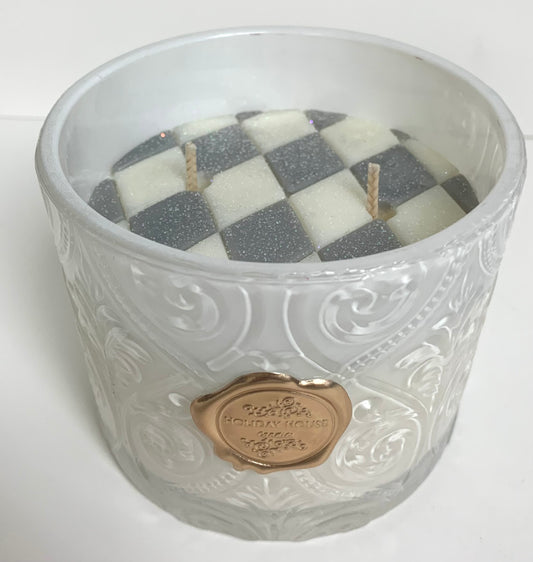 Glimmering Embossed Earl Grey