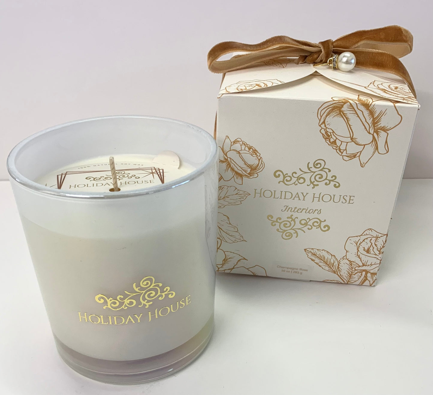 Floral Gift Boxed Candle Set