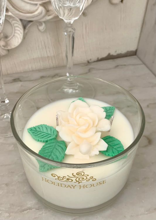 Gardenia Floral Candle