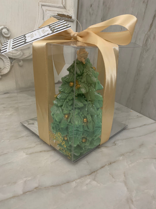 Christmas Tree Candle Gift Set