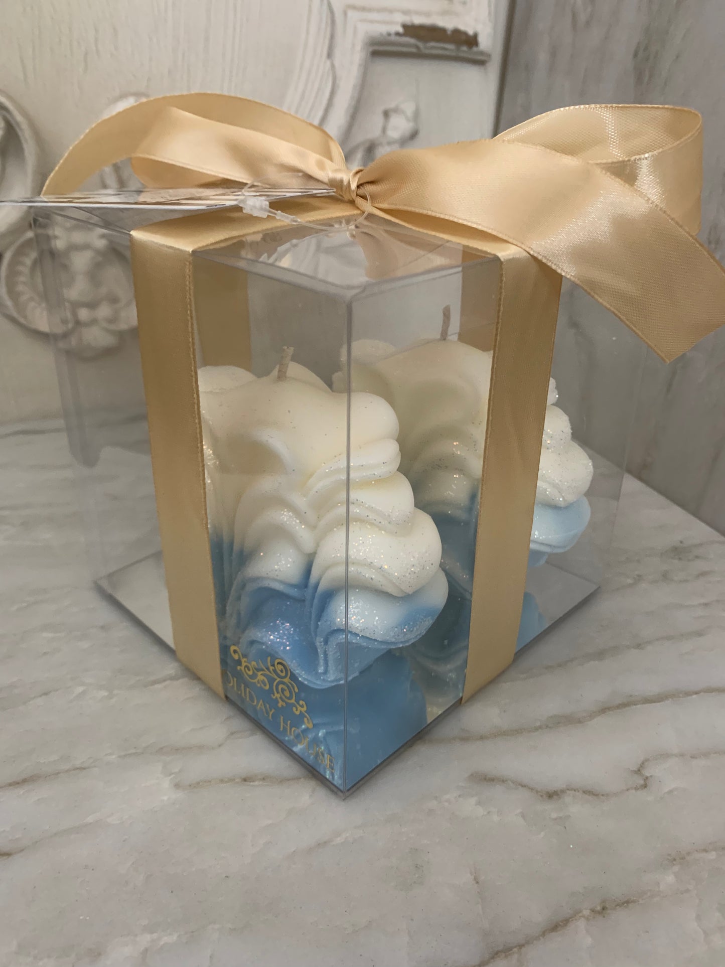 Blue Waves Candle Gift Set