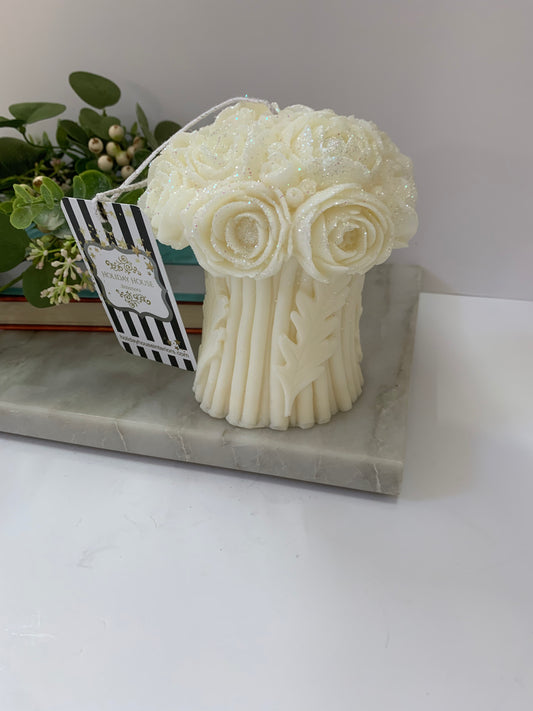 Floral Bouquet Candle Gift Boxed