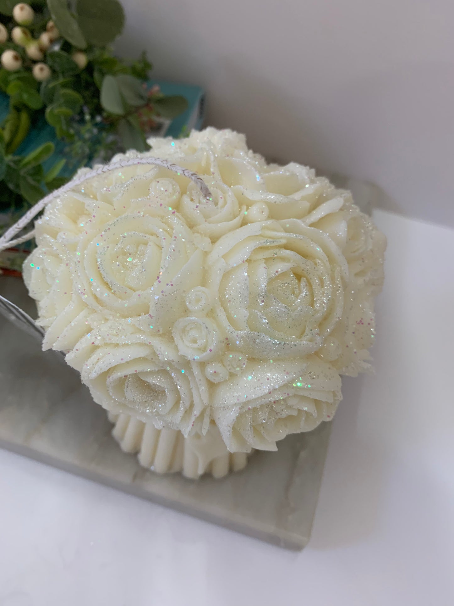 Floral Bouquet Candle Gift Boxed