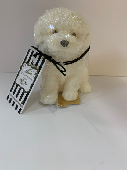 Little White Puppy Gift Boxed Candle