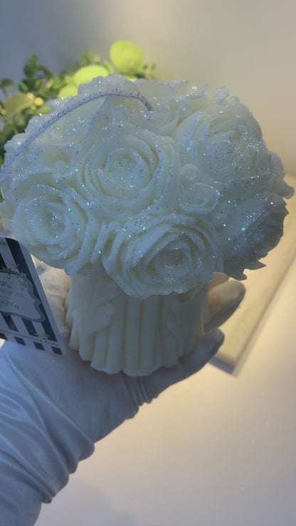 Floral Bouquet Candle Gift Boxed