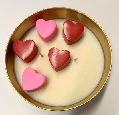 Love Candle in Gold Metallic Vessel, 19 oz (Case of 4)