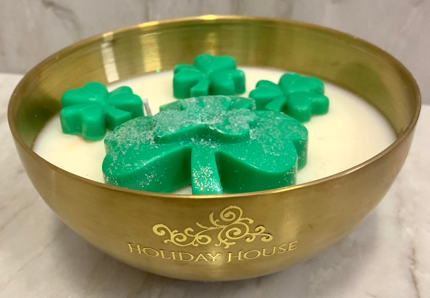 St. Patrick's in Gold Metallic Vessel, 19 oz (Case of 4)