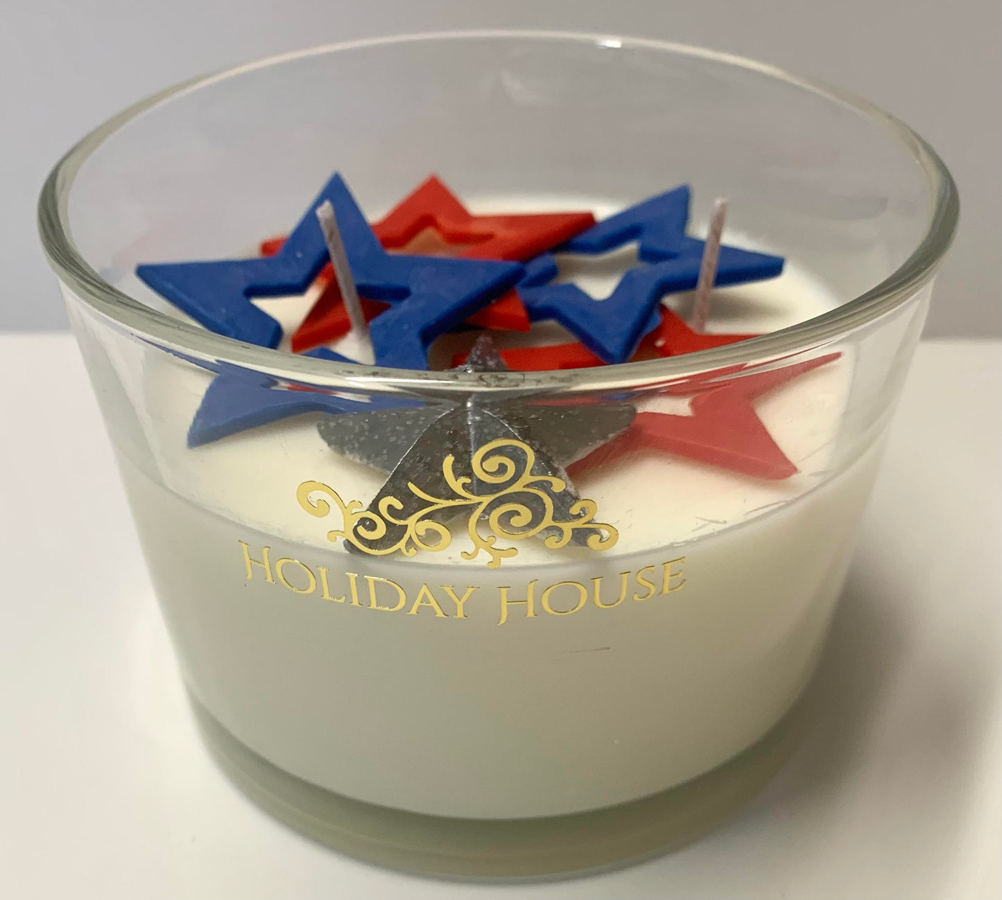 Patriotic Stars Candle